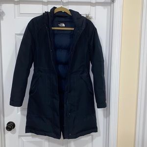 The North Face women’s navy parka